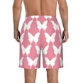 thumbnail image 3 of Kdxio Butterfly 2 Pattern Mens Casual Shorts - Drawstring Summer Beach Sports Shorts for Men, 3 of 5