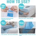thumbnail image 5 of 10 fundas desechables para inodoro, cojín de papel para asiento de inodoro portátil, orinal grande, cubierta para asiento de inodoro público, impermeable, desechable, para avión, hotel, camping, viaje, 5 of 5
