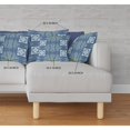 thumbnail image 4 of Amrita Sen CAPL494FSDS-ZP-20x20 Cosmic Circle Sprays Suede Zippered Pillow with Insert Muted Blue Yellow, 4 of 4