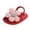 Red, variant on Baby Soft Sole Walking Shoes Sunflower Design Newborn Crib Sandals Toddler Breathable First Walkers Summer
