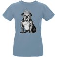 thumbnail image 1 of T-shirt Biologique pour Femmes British Bulldog Crown, 1 of 1