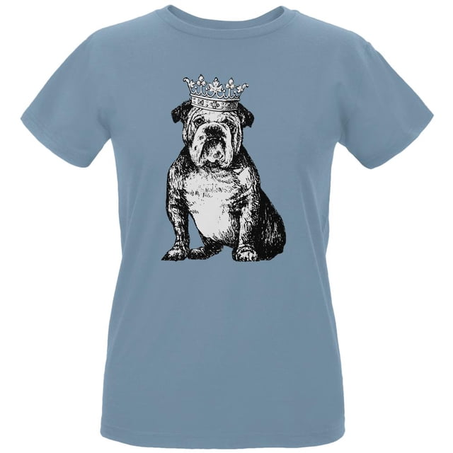 T-shirt Biologique pour Femmes British Bulldog Crown