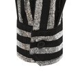thumbnail image 4 of Mens Dress Shirt Long Sleeve Slim Business Formal Casual Tops Striped Party, 4 of 8