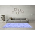 thumbnail image 3 of Ahgly Company Indoor Rectangle Abstract Blue Modern Area Rugs, 5' x 7', 3 of 4