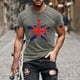 thumbnail image 1 of Tops para hombre, blusas y camisas de cuello redondo y manga corta para hombre, camiseta de cuello redondo y manga corta con estampado de la bandera del Día de la Independencia de Estados Unidos para, 1 of 5