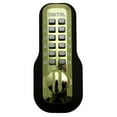 thumbnail image 1 of Lockey M-210-BB-DC Mechanical Keyless Deadbolt Double Sided Combination Lock - Bright Brass, 1 of 3