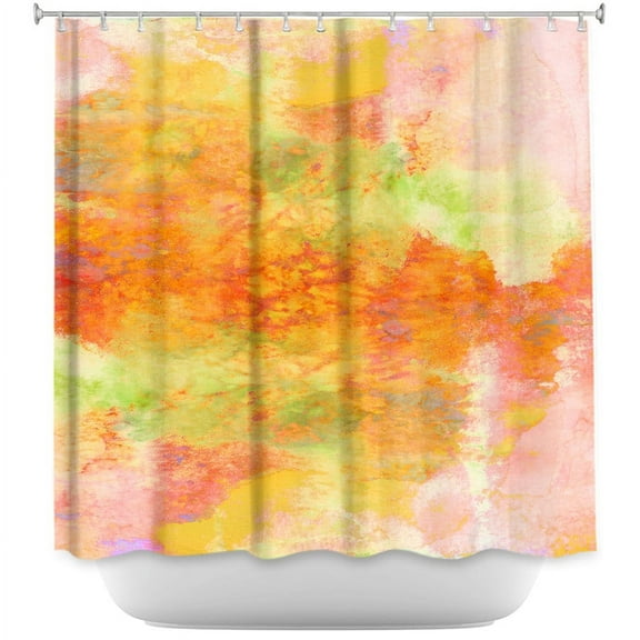 DiaNoche Designs Unique Bathroom Shower Curtains by Julia Di Sano - Pastel Creations III