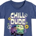 thumbnail image 3 of Disney Cars - Filmore Says Chill Dude - Toddler & Youth Girls Short Sleeve Graphic T-Shirt, 3 of 5