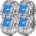 thumbnail image 1 of Reloj Tipo Anillo VentDepot MXVYN-004 4 Piezas Plateado, 1 of 4