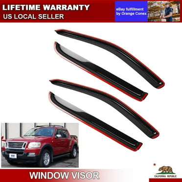Window Visors Fit 2002-2010 Ford Explorer 2003-2005 Aviator Rain Guard US