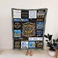 thumbnail image 4 of 50th Birthday Gifts for Men, 50th Birthday Gift Ideas, Milestone 50th Birthday Decorations, Funny 50 Years Old Gift for Husband Him Dad Bonus Dad Grandpa, 50th Birthday Throw Blanket 60x50in, 4 of 5
