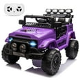 thumbnail image 1 of 12V Ride-On Truck with Remote Control - 2WD Battery-Powered Toy Car with Spring Suspension & LED Lights, 1 of 6