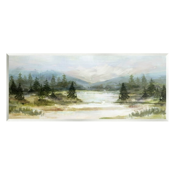 Stupell Industries Vast Country Landscape Rural Mountains Painting Unframed Art Print Wall Art, Design by Nina Blue