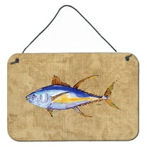Carolines Treasures 8817DS812 Tuna Fish Wall or Door Hanging Prints 8HX12W multicolor