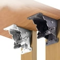 thumbnail image 6 of TIERPOP 4Pcs Self-Lock Hinge 90 Degrees Folding Table Extension Bracket Furniture Hardware for Tables Workbenchs, 6 of 13