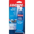 thumbnail image 1 of Sellador de silicona Loctite Clear, tubo de 80 ml, 6 unidades, impermeable, 1 of 7