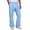 02# Light Blue, variant on Mens Baggy Bootcut Sweatpants Wide Leg Flared Stretch Elastic Waist Drawstring Cotton Lounge Workout Casual Pants Gray L