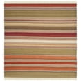 thumbnail image 4 of Safavieh SAFAVIEH Striped Kilim STK317A Handwoven Green Rug, 4 of 9
