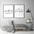 thumbnail image 4 of Mothers Make the Best Friends Set of 2 Posters 18 x 24 Inches Minimalist Art Typography Art Bedroom Wall Art Romantic Gift Home Wall Art Poster, 4 of 4