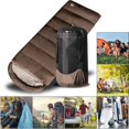thumbnail image 3 of Saco De Dormir De Plumas Ultraligero 3 Estaciones Saco De Dormir Para Acampar Compacto Portátil Unisex Para Mochilero Senderismo Viajar Advancent HA038359-00, 3 of 6