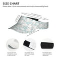 thumbnail image 3 of Yiaed Rabbit And Star Print Sport Sun Visor Hats Adjustable Empty Top Baseball Cap Cotton Ball Caps for Women and Men, 3 of 5