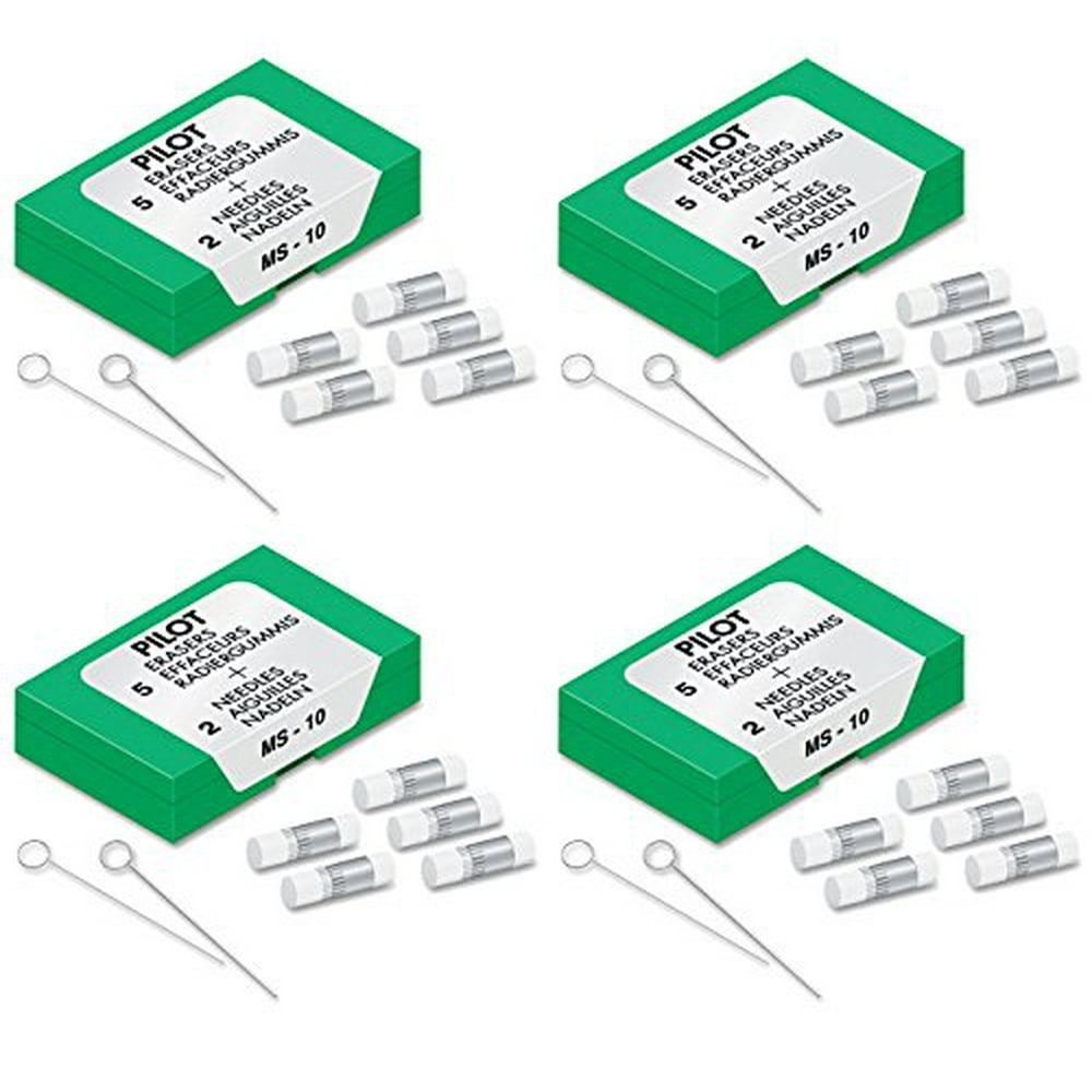 Pilot Mechanical Pencil 5 Eraser Refills 4PACK (total 20) 70001