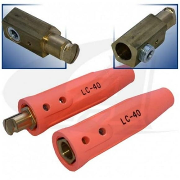 Lenco 380-05553 le Lc-40 350A Connecteur de Câble - Orange