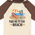 thumbnail image 4 of Inktastic Beach Vacation Florida California Boys or Girls Long Sleeve Baby Bodysuit, 4 of 5