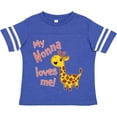 thumbnail image 3 of Inktastic My Nonna Loves Me- Cute Giraffe Boys or Girls Toddler T-Shirt, 3 of 5