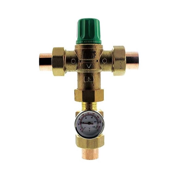 Taco Mixing Valve, Forged Brass, 1 to 20 gpm 5003-C3-G