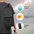 thumbnail image 2 of Pickleball Paddles Set Of 1, Fiberglass Surface, Colorful Lines Print, 1 Paddle, 2 Balls & Bag, 2 of 5