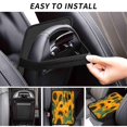 thumbnail image 6 of Bingfone Car Four-Season Universal Armrest Box Mat,Car Armrest Seat Cover Soft Leather Waterproof Armrest Cover Center Console Mat-Sunflowers, 6 of 7