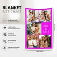 thumbnail image 6 of Personalised Blanket, Custom Blanket with Photos Text.Custom Blanket with 1-11 Photo Collages.Father, Mom, Lover, Kids, Friends, Birthday, Christmas - Personalised Gifts for Women Men,75x100cm, 6 of 6