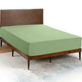thumbnail image 4 of Lux Decor Collection Twin XL Fitted Sheet, Microfiber Upto 16 Inches Deep Pocket Fitted Sheets Only - Sage, 4 of 6