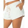 thumbnail image 2 of Celebrity Pink Women's Tie Front Fleece Shorts, Sizes XS-4X, 2 of 6