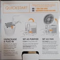 thumbnail image 6 of Crane 2-in-1 Air Circulating Desk Fan with Integrated Air Filter – Quiet Tabletop Fan for Bedroom, Office, or Dorm, 6 of 8