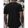 thumbnail image 2 of Camiseta de algodón Commonwealth Sense para hombre: camiseta informal de manga corta, transpirable y de secado rápido con texto impreso llamativo, perfecta para correr, entrenar y para uso informal., 2 of 5