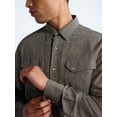 thumbnail image 4 of Free Assembly Men's Linen Blend Western Shirt, Sizes S-3XL, 4 of 6
