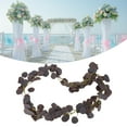 thumbnail image 4 of Fake Leaves, Durable Exquisite Garland Greenery  For Home For Wedding Purple, 4 of 8