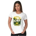 thumbnail image 3 of Iowa Heart Of The Corn Belt Farmer Womens Slim Fit Graphic Tee Brisco Brands X, 3 of 5