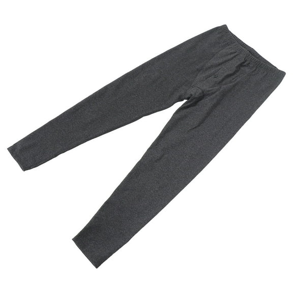 HEATSHAKING 1Pc Black Thermal Pant for Men with Warmth Retention and Base-layer Bottoms