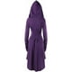 thumbnail image 4 of Vestido gótico de mujer, ropa medieval, disfraz de Halloween, vestido renacentista con capucha para Halloween, carnaval, 4 of 5