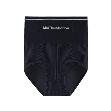 REALiKUN Butt Lifter Panties Women High Waist Body Shaper Waist Cincher Panty Girdle Underwear Black M