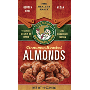 Magic Bavarian Nuts - Cinnamon Roasted ALMONDS - Sweet, Roasted Nuts Made in the USA - Vegan, Gluten-Free, 10 Oz