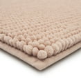 thumbnail image 5 of Mohawk Home Homespun Plush Fade/Stain Resistant Non-Slip Machine Washable Bath Rug, Blush, 2' 3" x 3' 9", 5 of 7