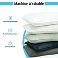 thumbnail image 6 of THD Benjamin - 3 Piece King Size Quilt Set, Lightweight King Bedspread Coverlet Set (King, White), 6 of 6