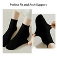 thumbnail image 5 of G&Y Women’s Thin Gym Socks (10 Pairs) - No-Slip, Everyday Comfort, White, 5-8, 5 of 6
