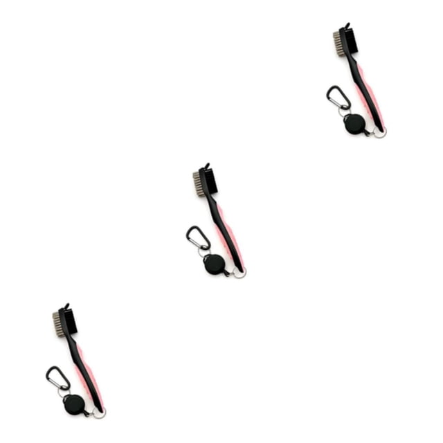 Soidarity Cepillo para palos de golf Reemplazo portátil Color sólido Telescópico Cepillos para zapatos de doble cara Accesorios para Type1 NO1