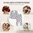 thumbnail image 7 of Honeii Watermelon print Women's Pajama Sets Long Sleeve Button Down Sleepwear Nightwear Soft Pjs Lounge Sets-Medium, 7 of 7