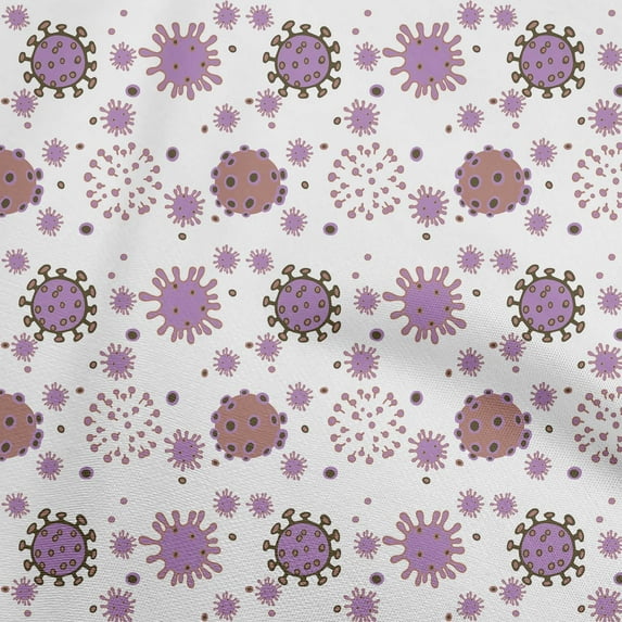 oneOone Cotton Jersey Medium Purple Fabric Medical Sewing Material Print Fabric By The Yard 58 Inch Wide